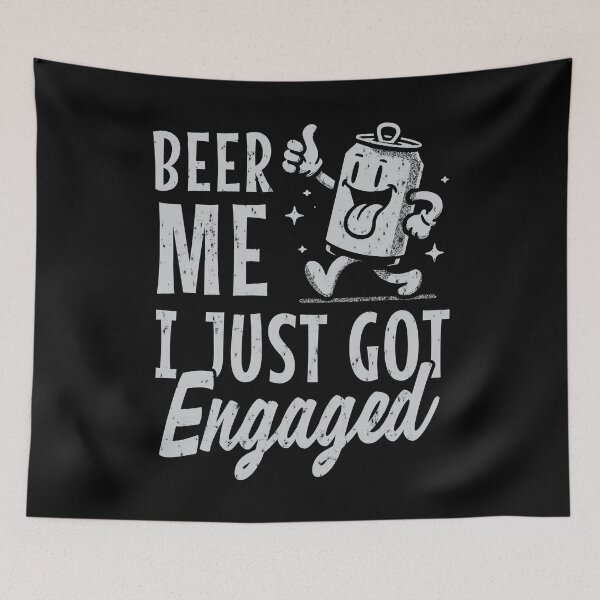 Item preview, Cerveza, me acabo de comprometer designed and sold by LazyLoungeCo.