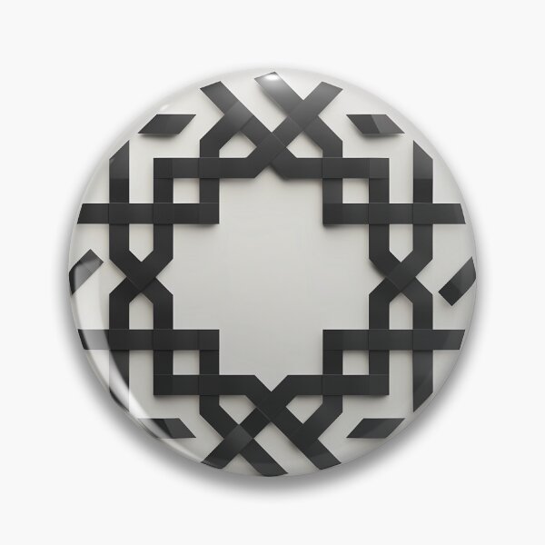 Item preview, Intricate Geometry: Modern Abstract Wreath designed and sold by EcoMinimalArt.