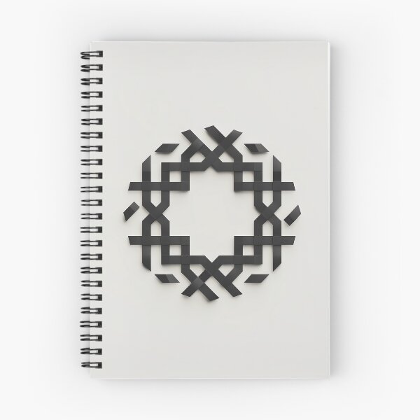 Item preview, Intricate Geometry: Modern Abstract Wreath designed and sold by EcoMinimalArt.