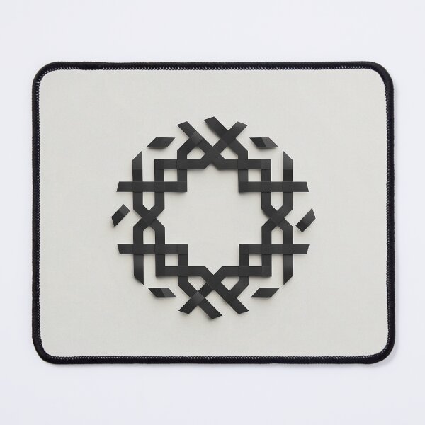Item preview, Intricate Geometry: Modern Abstract Wreath designed and sold by EcoMinimalArt.