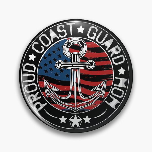 Item preview, Proud Coast guard Mom Usa Emblem Flag  designed and sold by Smix Pixels.