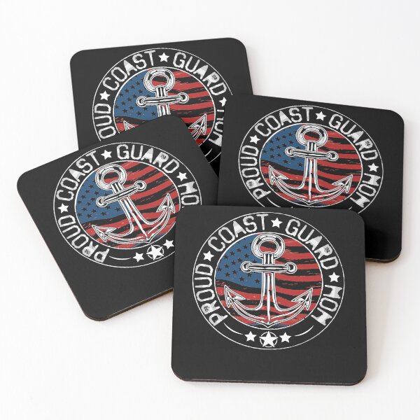 Item preview, Proud Coast guard Mom Usa Emblem Flag  designed and sold by Smix Pixels.