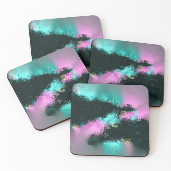 Item preview, Imagine - Turquoise Pink Abstract designed and sold by Joey Santiago.