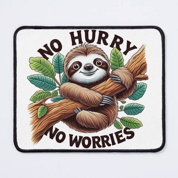 Item preview, No Hurry No Worries designed and sold by Anupios.
