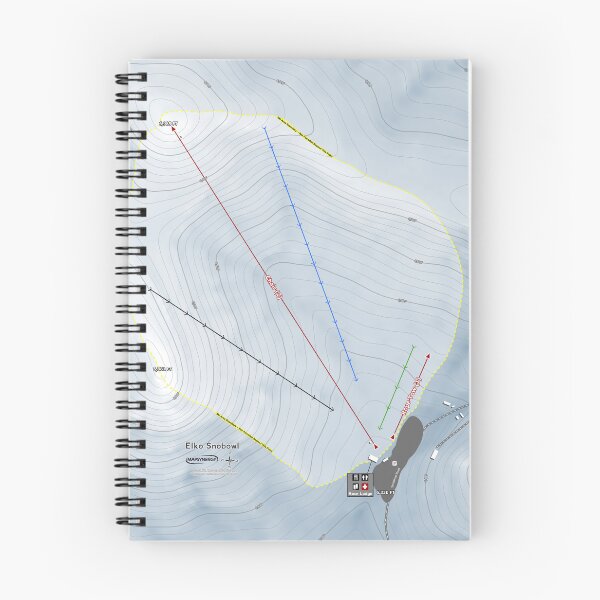 Item preview, Elko Snobowl Resort Trail Map designed and sold by Mapsynergy.