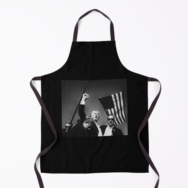 Item preview, Donald Trump assassination attempt (black and white) designed and sold by GorArt1.