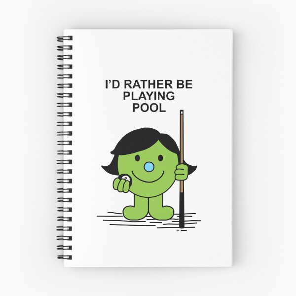 Item preview, Little Miss Id rather be playing pool designed and sold by Scat the cat.