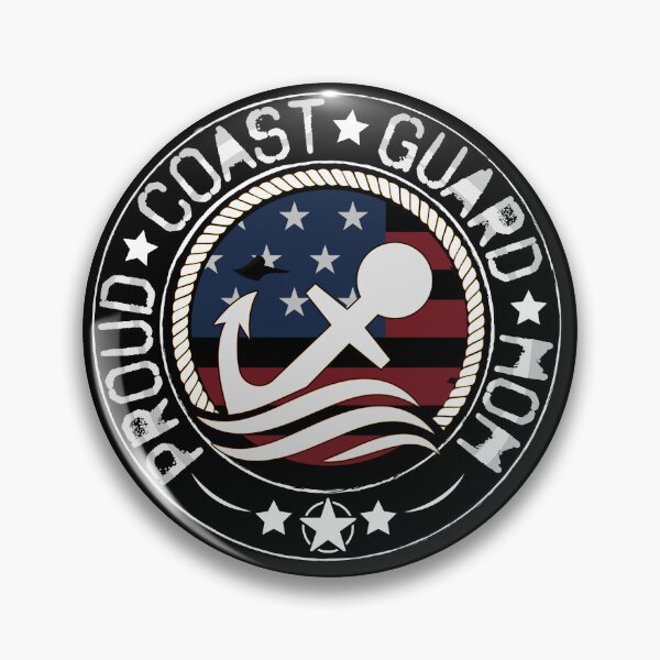 Item preview, Proud Coast guard Mom Usa Emblem Flag  designed and sold by Smix Pixels.