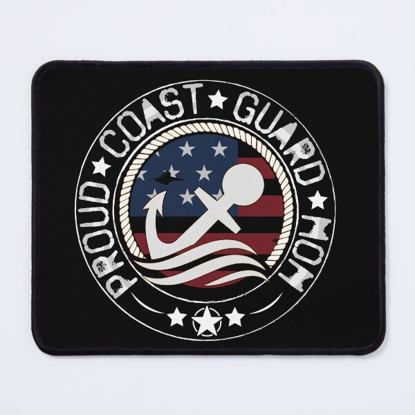 Item preview, Proud Coast guard Mom Usa Emblem Flag  designed and sold by Smix Pixels.
