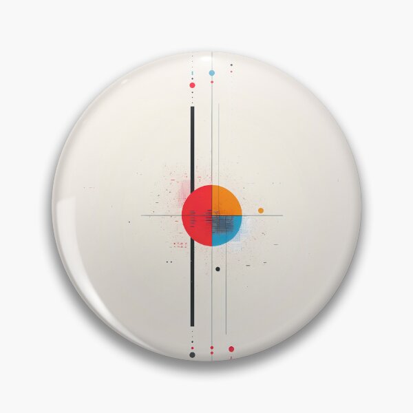 Item preview, Vibrant Balance: Abstract Geometric Harmony designed and sold by EcoMinimalArt.