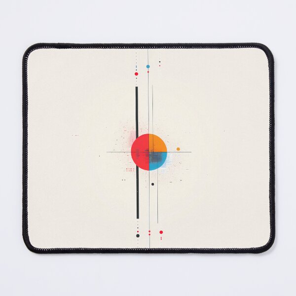 Item preview, Vibrant Balance: Abstract Geometric Harmony designed and sold by EcoMinimalArt.