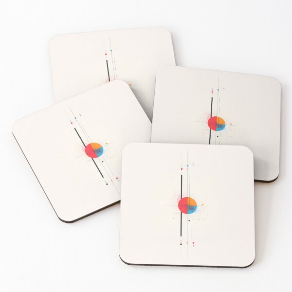 Item preview, Vibrant Balance: Abstract Geometric Harmony designed and sold by EcoMinimalArt.