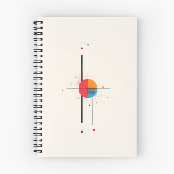 Item preview, Vibrant Balance: Abstract Geometric Harmony designed and sold by EcoMinimalArt.