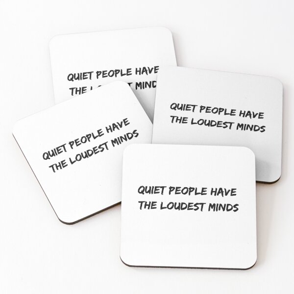 Item preview, Quiet People Have The Loudest Minds Best Design for Introverts designed and sold by onesarcastic.