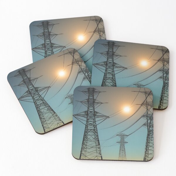 Item preview, Hazy Sky Pylons designed and sold by pinkal.