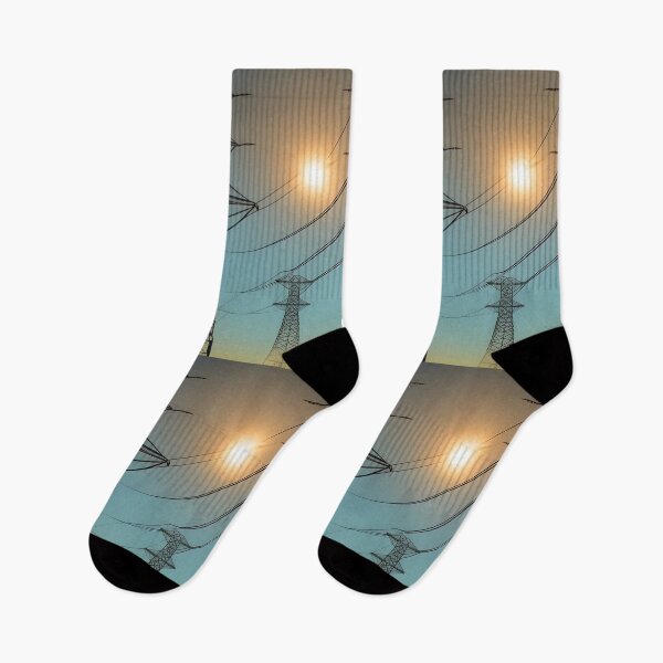 Item preview, Hazy Sky Pylons designed and sold by pinkal.