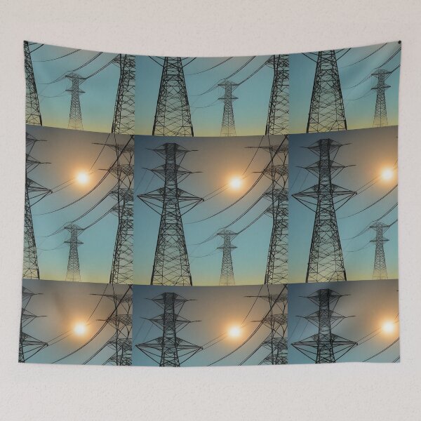 Item preview, Hazy Sky Pylons designed and sold by pinkal.