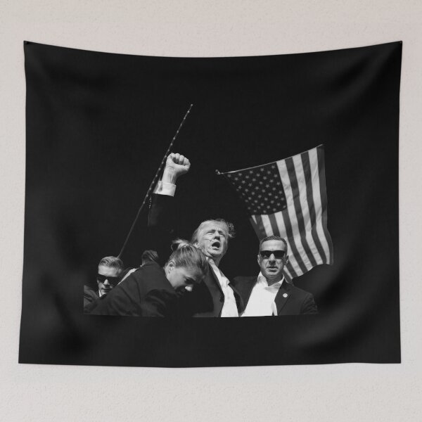 Item preview, Donald Trump assassination attempt (transparent background) designed and sold by GorArt1.