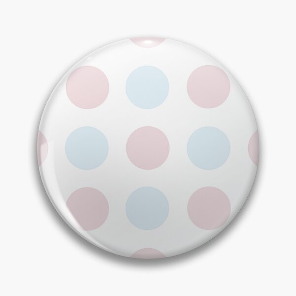 Item preview, PALE BLUE, PALE PINK and WHITE Symmetrical POLKA DOTS  designed and sold by RachelMacht.