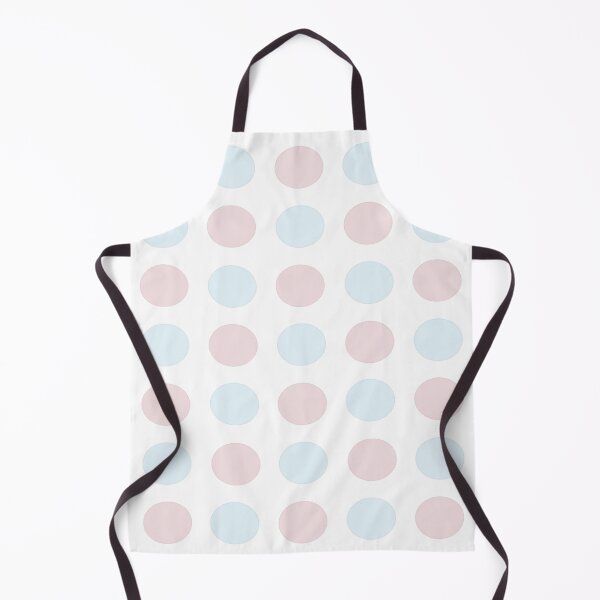 Item preview, PALE BLUE, PALE PINK and WHITE Symmetrical POLKA DOTS designed and sold by RachelMacht.