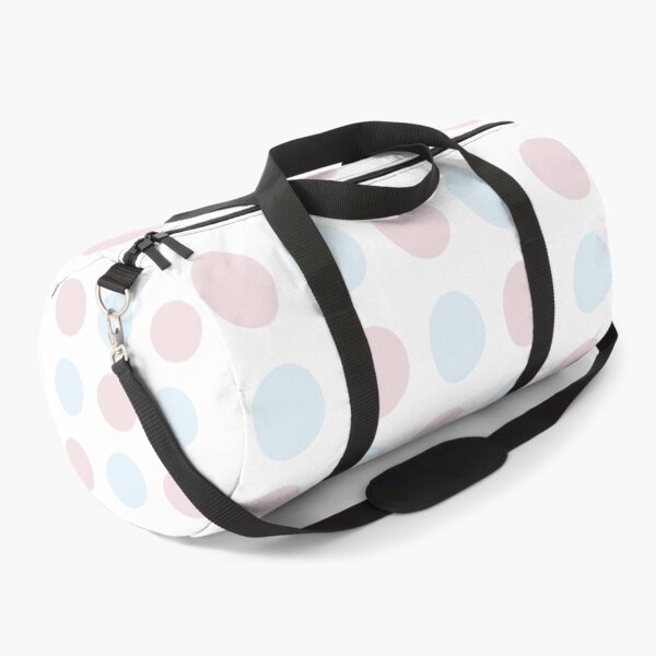 Item preview, PALE BLUE, PALE PINK and WHITE Symmetrical POLKA DOTS designed and sold by RachelMacht.
