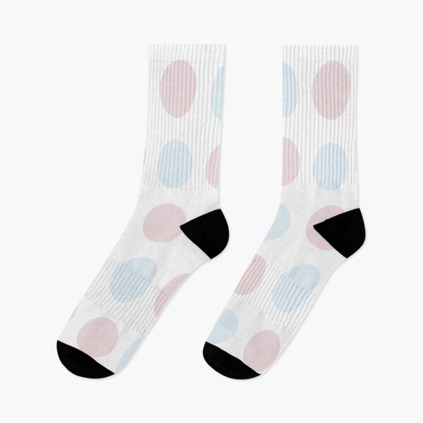 Item preview, PALE BLUE, PALE PINK and WHITE Symmetrical POLKA DOTS  designed and sold by RachelMacht.
