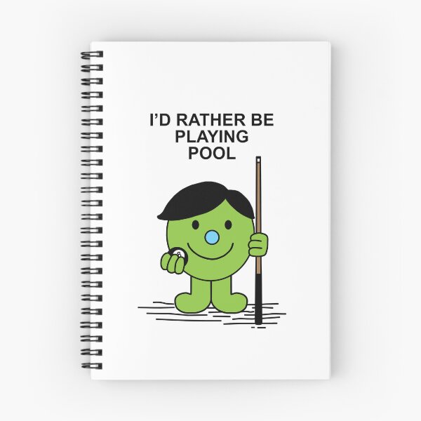 Item preview, Mr Men Id rather be playing pool designed and sold by Scat the cat.