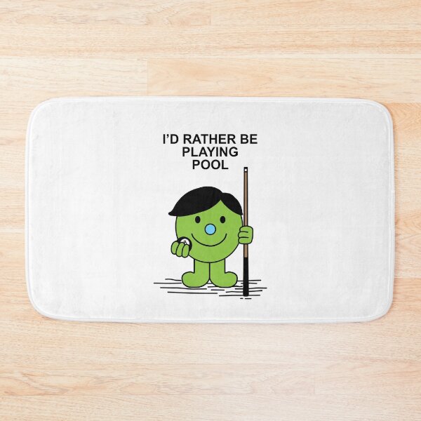 Item preview, Mr Men Id rather be playing pool designed and sold by Scat the cat.