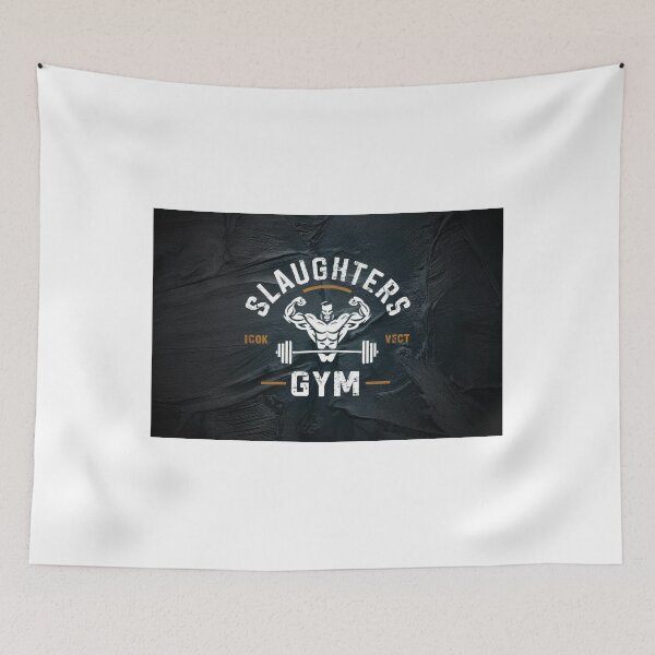 Item preview, Slaughters Gym: Ultimate Fitness Warrior Design designed and sold by Colorful-Garden.