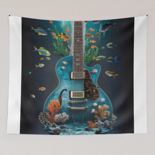 Item preview, Water guitar. designed and sold by MyHappyArtShop.
