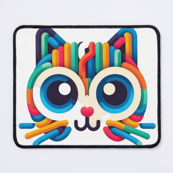 Item preview, Color Me Feline: A Kaleidoscope of Colors, Captured in the Form of an Adorable Kitty designed and sold by aZRaSs.