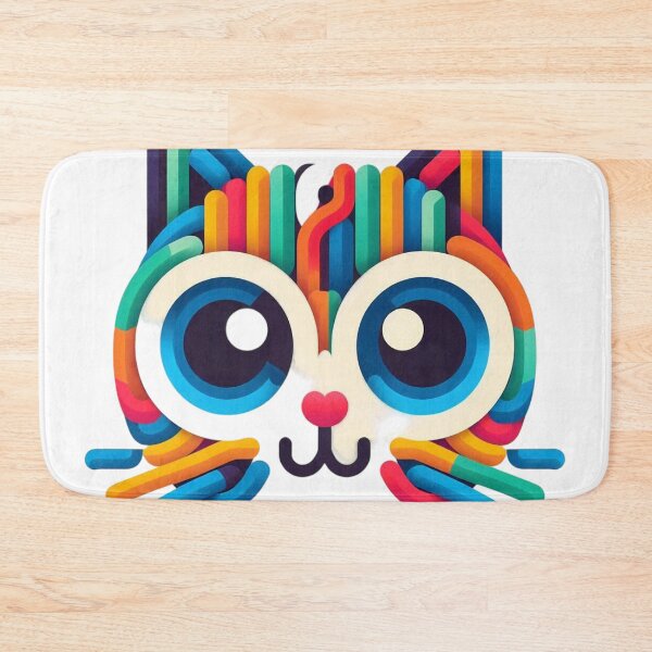 Item preview, Color Me Feline: A Kaleidoscope of Colors, Captured in the Form of an Adorable Kitty designed and sold by aZRaSs.