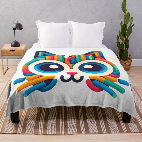 Item preview, Color Me Feline: A Kaleidoscope of Colors, Captured in the Form of an Adorable Kitty designed and sold by aZRaSs.