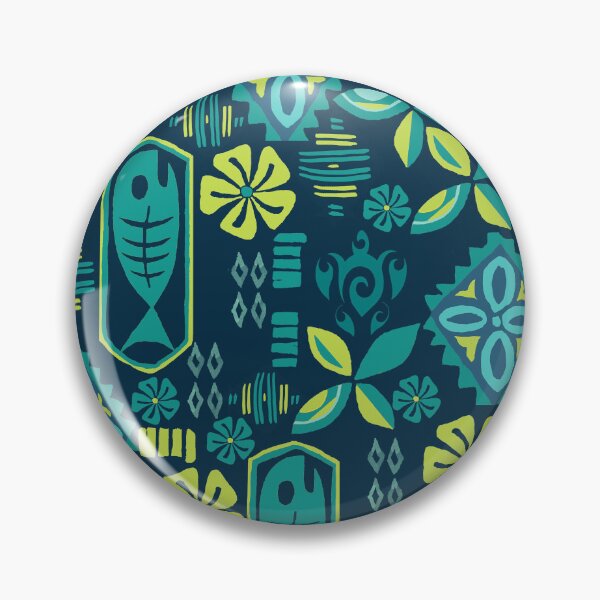 Item preview, Hawaiian Icons in Seafoam Blue designed and sold by J Marielle Designs.