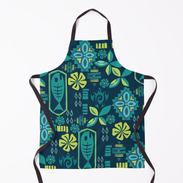 Item preview, Hawaiian Icons in Seafoam Blue designed and sold by J Marielle Designs.