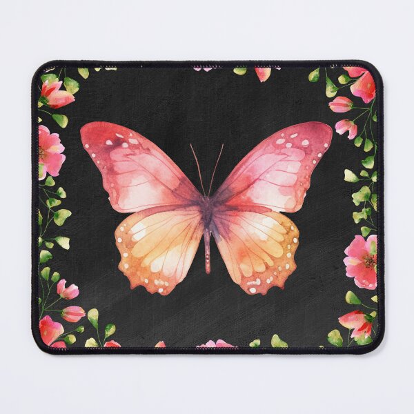 Item preview, Butterfly with Flowers designed and sold by Marguerite Artistry.