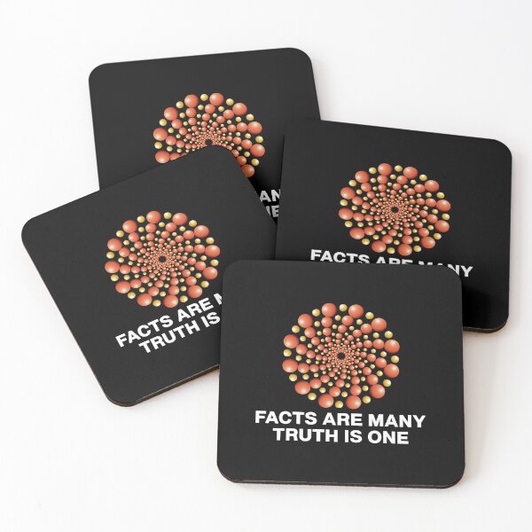 Item preview, "Facts are Many, Truth is One" Graphic design designed and sold by PrintChics.