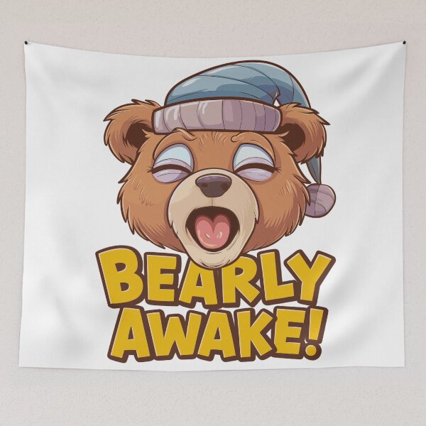 Item preview, Sleepy Bear Bearly Awake!  designed and sold by JPees.