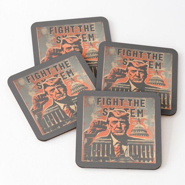 Item preview, TRUMP FIGHT THE SYSTEM designed and sold by 444DesignWorld.