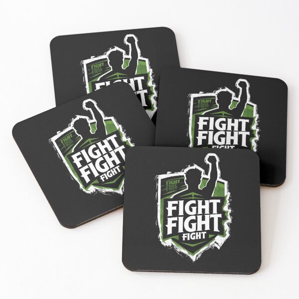 Item preview, Man with raised hand text Fight Fight Fight. designed and sold by GraveKey.
