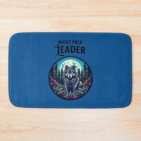 Item preview, Wolf And Full Moon Night Pack Leader designed and sold by RockBeeDesigns.