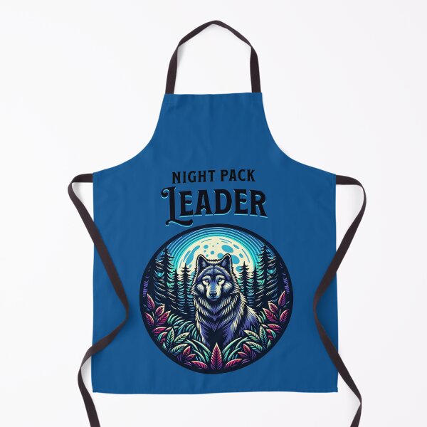 Item preview, Wolf And Full Moon Night Pack Leader designed and sold by RockBeeDesigns.