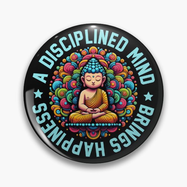 Item preview, Buddha Meditation A Disciplined Mind Brings Happiness designed and sold by AxelBrook.