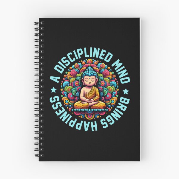 Item preview, Buddha Meditation A Disciplined Mind Brings Happiness designed and sold by AxelBrook.
