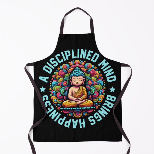 Item preview, Buddha Meditation A Disciplined Mind Brings Happiness designed and sold by AxelBrook.