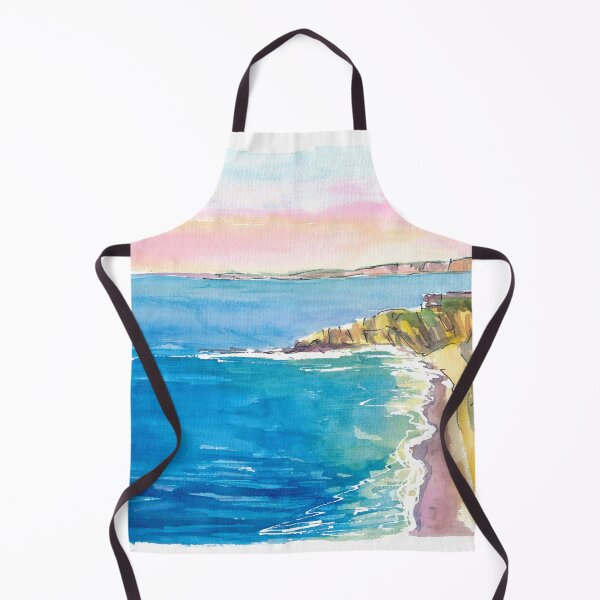 Item preview, La Jolla Coastal Sunset Scene of Californias Pacific Beach Jewel designed and sold by artshop77.