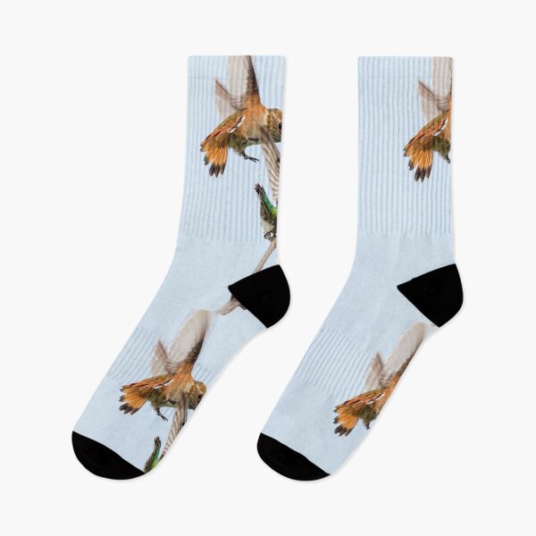 Item preview, Rufus and Anna's Hummingbirds Facing Off designed and sold by CarolM.