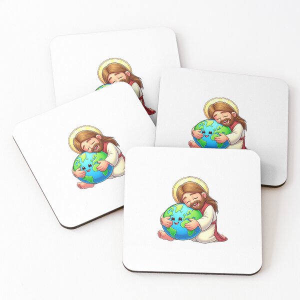 Item preview, Jesus holding Earth  designed and sold by HolyRosery.