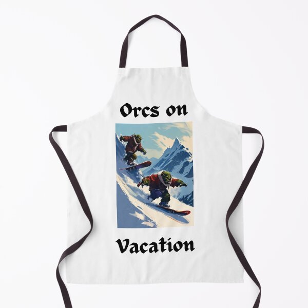 Item preview, Orcs on Vacation Snowboarding designed and sold by popsbh.