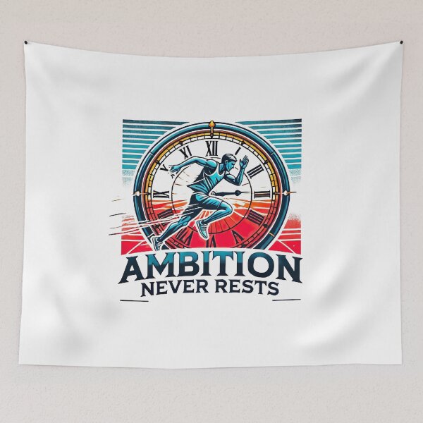 Item preview, Ambition never rests motivational Hard Work success designed and sold by NoCompetition.
